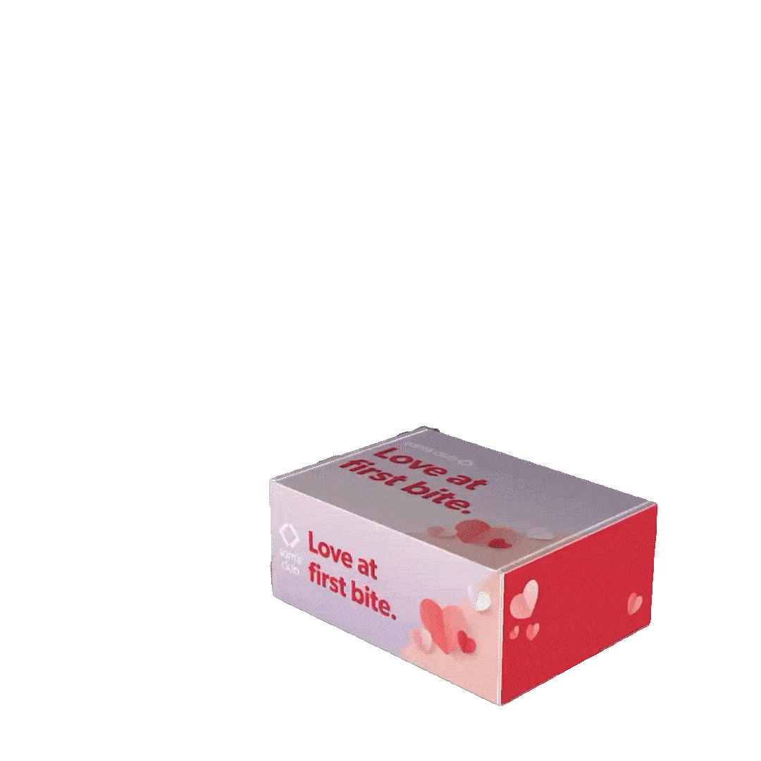 Sam's Club Valentines day in store sample box 3D rendering